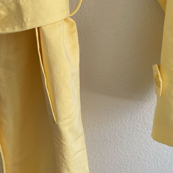 Madewell yellow trench coat - Picture 5 of 8